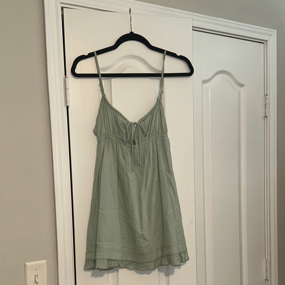 Princess Polly Green Mini Dress
